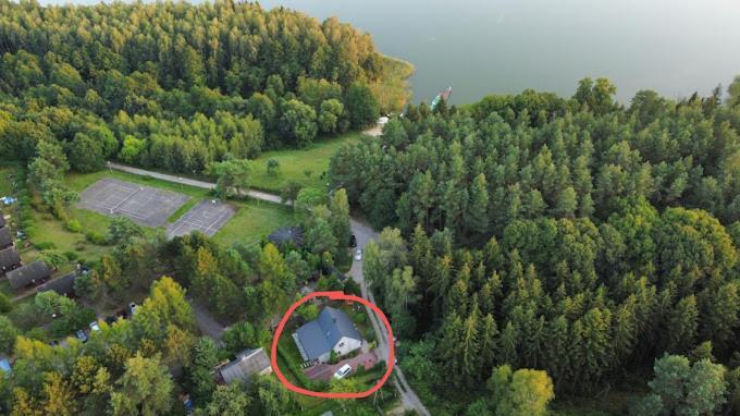 Dom Nad Jeziorem Strazym Zbiczno Exterior foto
